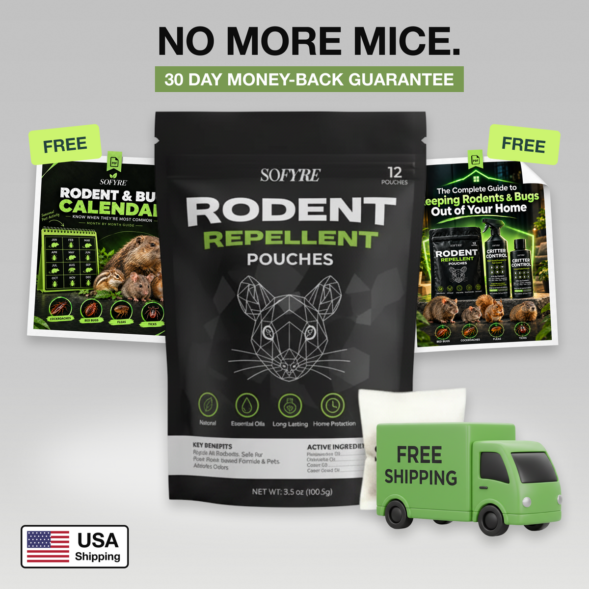 Rodent Repellent Pouches